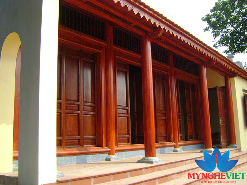 nhà giả gỗ